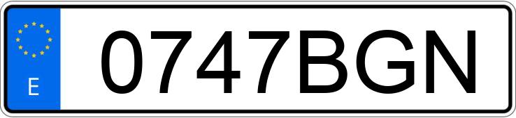 Numer rejestracyjny 0747BGN posiada VOLKSWAGEN TRANSPORTER Numer rejestracyjny 0747BGN posiada VOLKSWAGEN TRANSPORTER