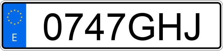 Numer rejestracyjny 0747GHJ posiada FIAT BRAVO Numer rejestracyjny 0747GHJ posiada FIAT BRAVO