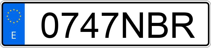 Numer rejestracyjny 0747NBR posiada TOYOTA BZ4X Numer rejestracyjny 0747NBR posiada TOYOTA BZ4X