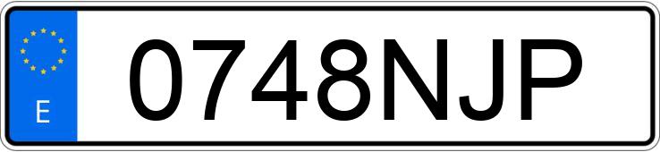 Numer rejestracyjny 0748NJP posiada VOLVO XC60 Numer rejestracyjny 0748NJP posiada VOLVO XC60