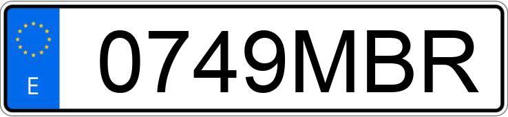 Numer rejestracyjny 0749MBR posiada AUDI A5 2.7 TDI 190 MULTITRONIC
