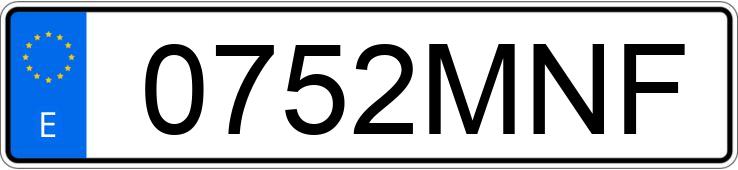 Il numero di registrazione 0752MNF ha CITROEN BERLINGO