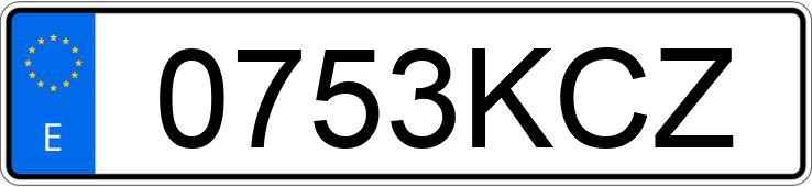 Numer rejestracyjny 0753KCZ posiada MERCEDES GLE (166-292)