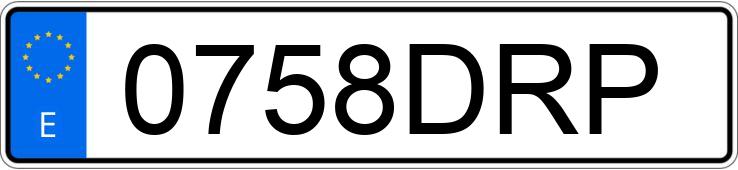 Numer rejestracyjny 0758DRP posiada MAZDA MAZDA3 Numer rejestracyjny 0758DRP posiada MAZDA MAZDA3