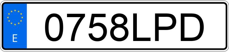 Numer rejestracyjny 0758LPD posiada MERCEDES S (222)