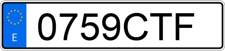 Numer rejestracyjny 0759CTF posiada SEAT LEON Numer rejestracyjny 0759CTF posiada SEAT LEON