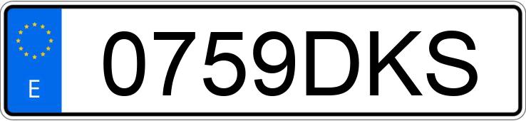 Numer rejestracyjny 0759DKS posiada KIA CARNIVAL