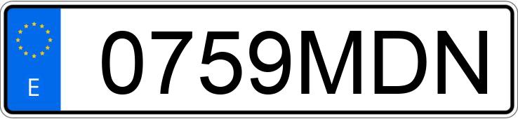 Numer rejestracyjny 0759MDN posiada FORD MUSTANG Numer rejestracyjny 0759MDN posiada FORD MUSTANG