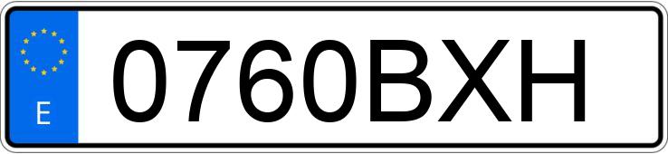 Numer rejestracyjny 0760BXH posiada PEUGEOT 206 Numer rejestracyjny 0760BXH posiada PEUGEOT 206