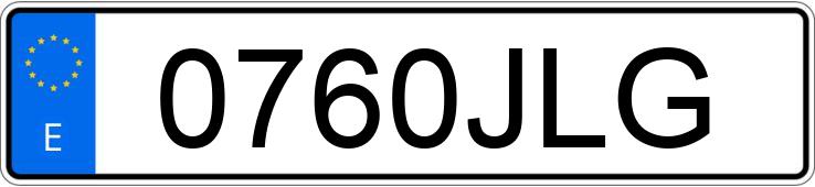 Numer rejestracyjny 0760JLG posiada TOYOTA VERSO