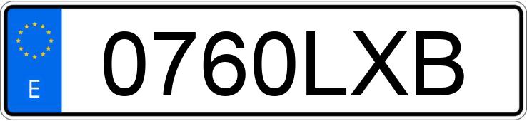 Numer rejestracyjny 0760LXB posiada MERCEDES 560 (107) Numer rejestracyjny 0760LXB posiada MERCEDES 560 (107)