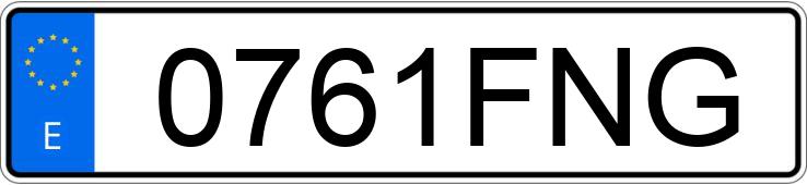 Numer rejestracyjny 0761FNG posiada FORD FIESTA