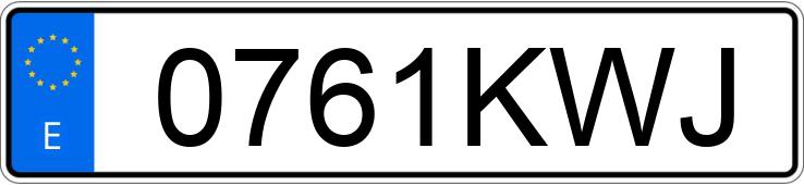 Numer rejestracyjny 0761KWJ posiada SEAT LEON