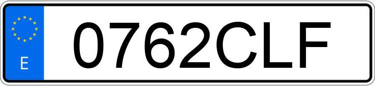 Реєстраційний номер 0762CLF має MERCEDES CLK (208-209)