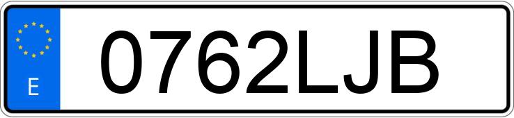 El número de registro 0762LJB tiene AUDI A1 SPORTBACK