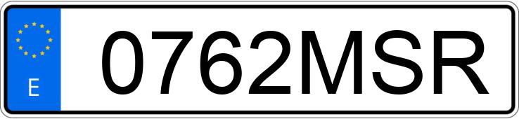 Numer rejestracyjny 0762MSR posiada LAND ROVER RANGE ROVER