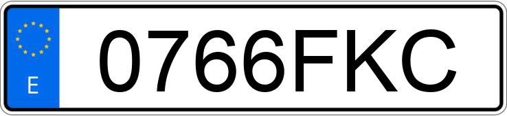 Numer rejestracyjny 0766FKC posiada AUDI A3