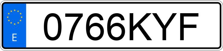 Numer rejestracyjny 0766KYF posiada AUDI A4 Numer rejestracyjny 0766KYF posiada AUDI A4