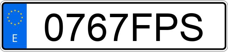 Numer rejestracyjny 0767FPS posiada SEAT LEON