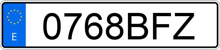 Numer rejestracyjny 0768BFZ posiada OPEL CORSA Numer rejestracyjny 0768BFZ posiada OPEL CORSA