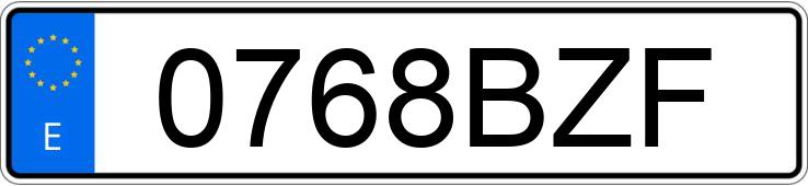 Numer rejestracyjny 0768BZF posiada OPEL VECTRA Numer rejestracyjny 0768BZF posiada OPEL VECTRA