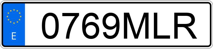 Numer rejestracyjny 0769MLR posiada FORD TRANSIT Numer rejestracyjny 0769MLR posiada FORD TRANSIT