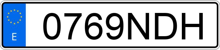 Numer rejestracyjny 0769NDH posiada OPEL CORSA