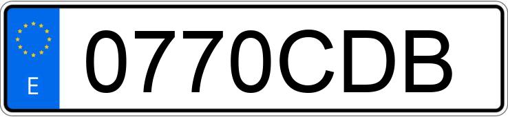 Pirat drogowy w pojeździe o numerach rejestracyjnych 0770CDB
