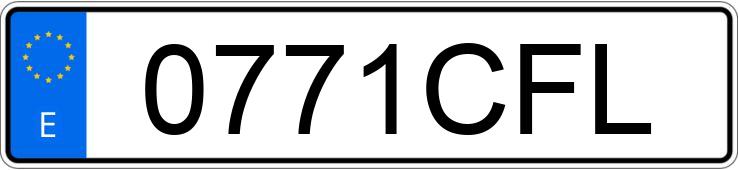 Numer rejestracyjny 0771CFL posiada RENAULT MEGANE Numer rejestracyjny 0771CFL posiada RENAULT MEGANE