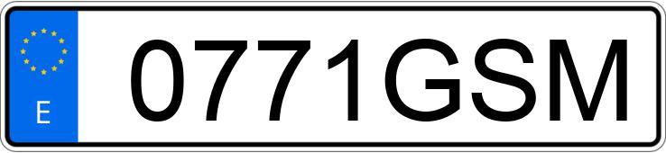 Numer rejestracyjny 0771GSM posiada DODGE JOURNEY
