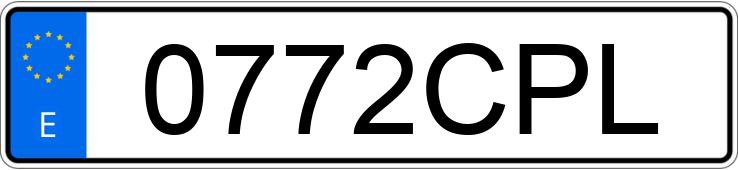 Numer rejestracyjny 0772CPL posiada SEAT LEON