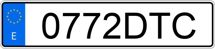 Numer rejestracyjny 0772DTC posiada RENAULT GRAND SCENIC
