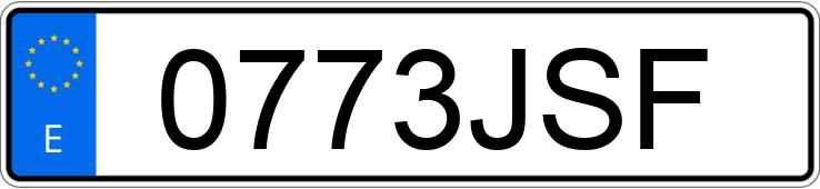 Numer rejestracyjny 0773JSF posiada FIAT 500X