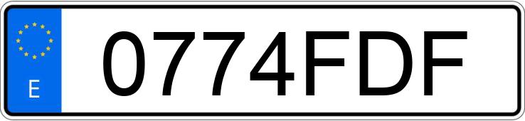 Numer rejestracyjny 0774FDF posiada OPEL MERIVA Numer rejestracyjny 0774FDF posiada OPEL MERIVA