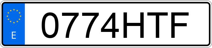 Numer rejestracyjny 0774HTF posiada CITROEN C4 Numer rejestracyjny 0774HTF posiada CITROEN C4