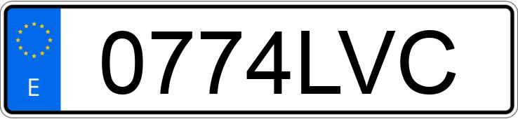 Numer rejestracyjny 0774LVC posiada PEUGEOT 2008