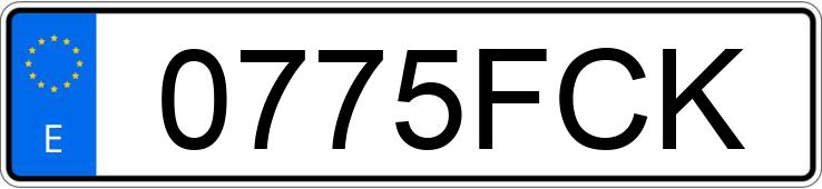 Numer rejestracyjny 0775FCK posiada FORD FOCUS Numer rejestracyjny 0775FCK posiada FORD FOCUS