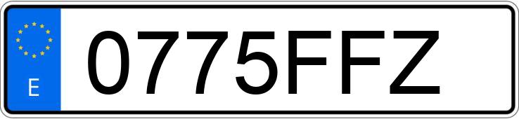 Numer rejestracyjny 0775FFZ posiada SEAT LEON