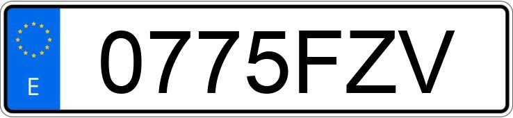 Numer rejestracyjny 0775FZV posiada KAWASAKI Z 750 Numer rejestracyjny 0775FZV posiada KAWASAKI Z 750