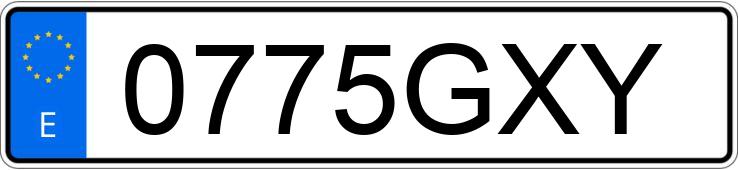 Numer rejestracyjny 0775GXY posiada FORD MONDEO