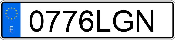 Numer rejestracyjny 0776LGN posiada AUDI Q2