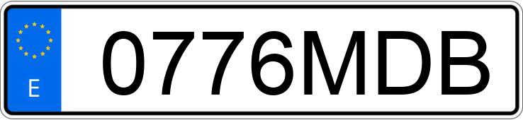 Numer rejestracyjny 0776MDB posiada PEUGEOT 3008