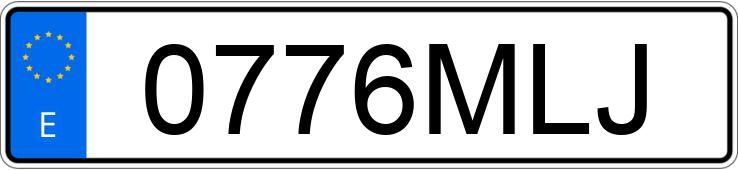 Numer rejestracyjny 0776MLJ posiada RENAULT CLIO Numer rejestracyjny 0776MLJ posiada RENAULT CLIO