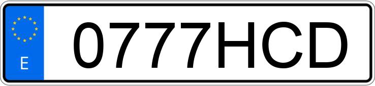 Numer rejestracyjny 0777HCD posiada VOLKSWAGEN POLO Numer rejestracyjny 0777HCD posiada VOLKSWAGEN POLO