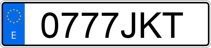 Numer rejestracyjny 0777JKT posiada SEAT IBIZA Numer rejestracyjny 0777JKT posiada SEAT IBIZA