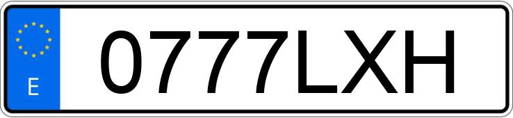 Numer rejestracyjny 0777LXH posiada TOYOTA HIGHLANDER Numer rejestracyjny 0777LXH posiada TOYOTA HIGHLANDER