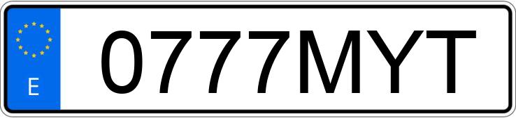 Numer rejestracyjny 0777MYT posiada BMW X1 Numer rejestracyjny 0777MYT posiada BMW X1