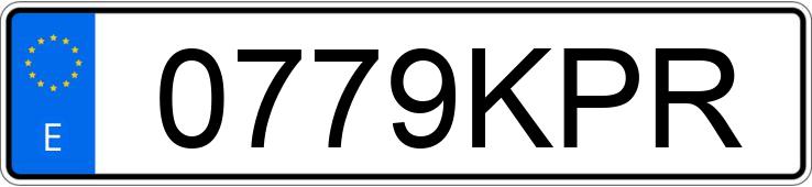 Numer rejestracyjny 0779KPR posiada FORD MUSTANG FASTBACK 5.0 TI-VCT GT AT