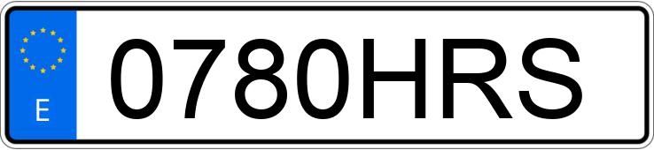 Numer rejestracyjny 0780HRS posiada FORD C-MAX