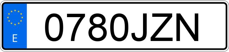 Numer rejestracyjny 0780JZN posiada RENAULT CAPTUR